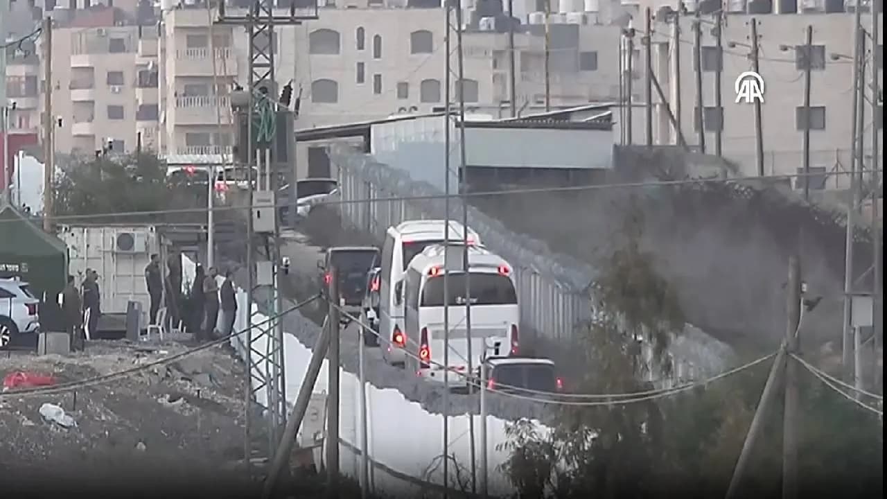 Filistinli Esirler İsrail Tarafından Serbest Bırakıldı