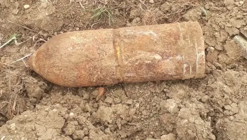 Çanakkale'de Tarihteki Sırları Açığa Çıkaran Patlamamış Top Mermisi Bulundu