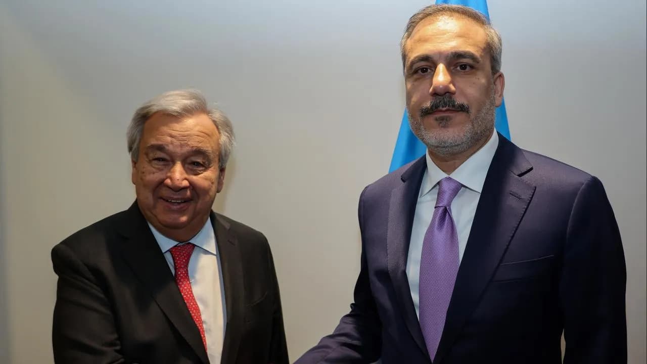 Bakan Fidan, BM Genel Sekreteri Guterres ile Ortak Çalışmaları Değerlendirdi