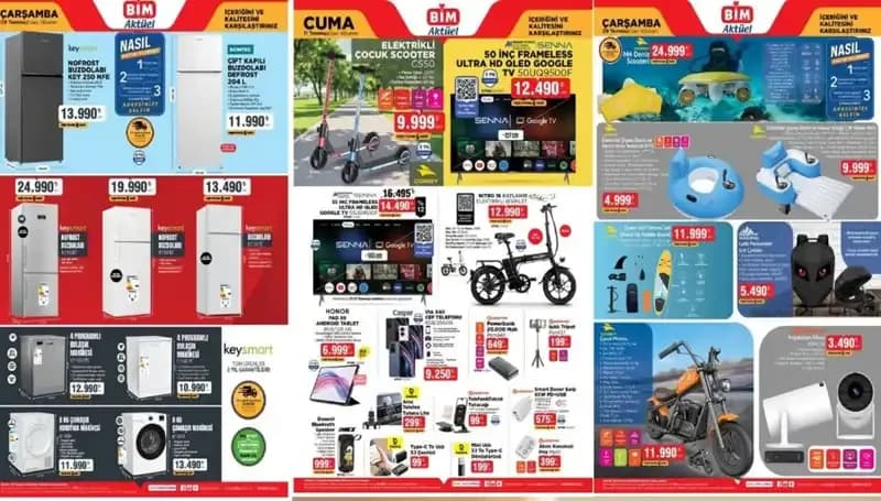 BİM'den 8-11 Temmuz'a Özel Teknoloji ve Ev Ürünleri İndirimleri!