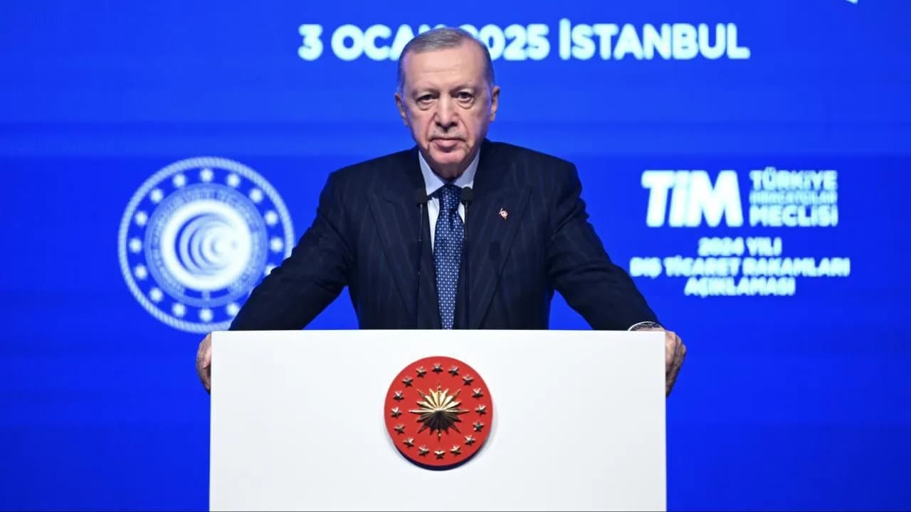 Cumhurbaşkanı Erdoğan: Türkiye'nin 2024 Yılı İhracatı 262 Milyar Dolara Ulaştı