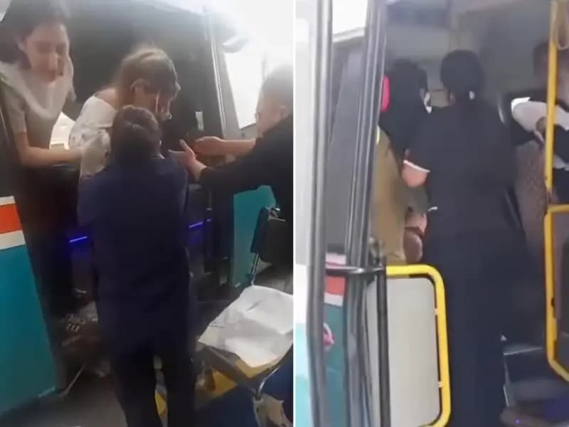 İzmir'de Minibüste Hamile Kadın Doğum Yaptı