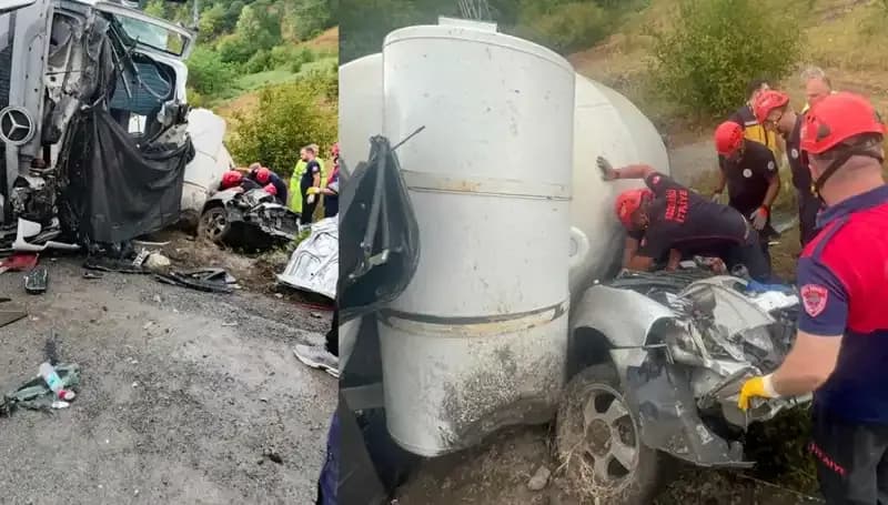 Beton Mikseri Şok Etkisi Yarattı: Araç Üzerine Devrildi, 1 Kişi Hayatını Kaybetti