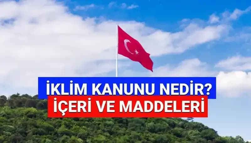 2025 İklim Kanunu İçin Hayati Maddeler Neler? Yasal Süreç İlerliyor