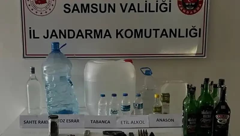 Samsun’da Sahte İçki Operasyonu: Litrelerce İmha Edildi!