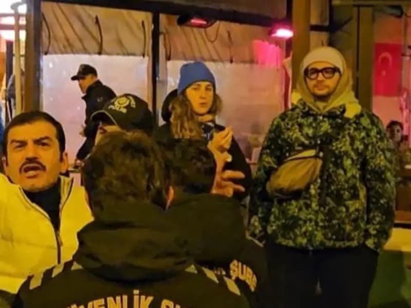 Oyuncu Ufuk Bayraktar, 8 Mart Yürüyüşünde Gerginlik Yarattı