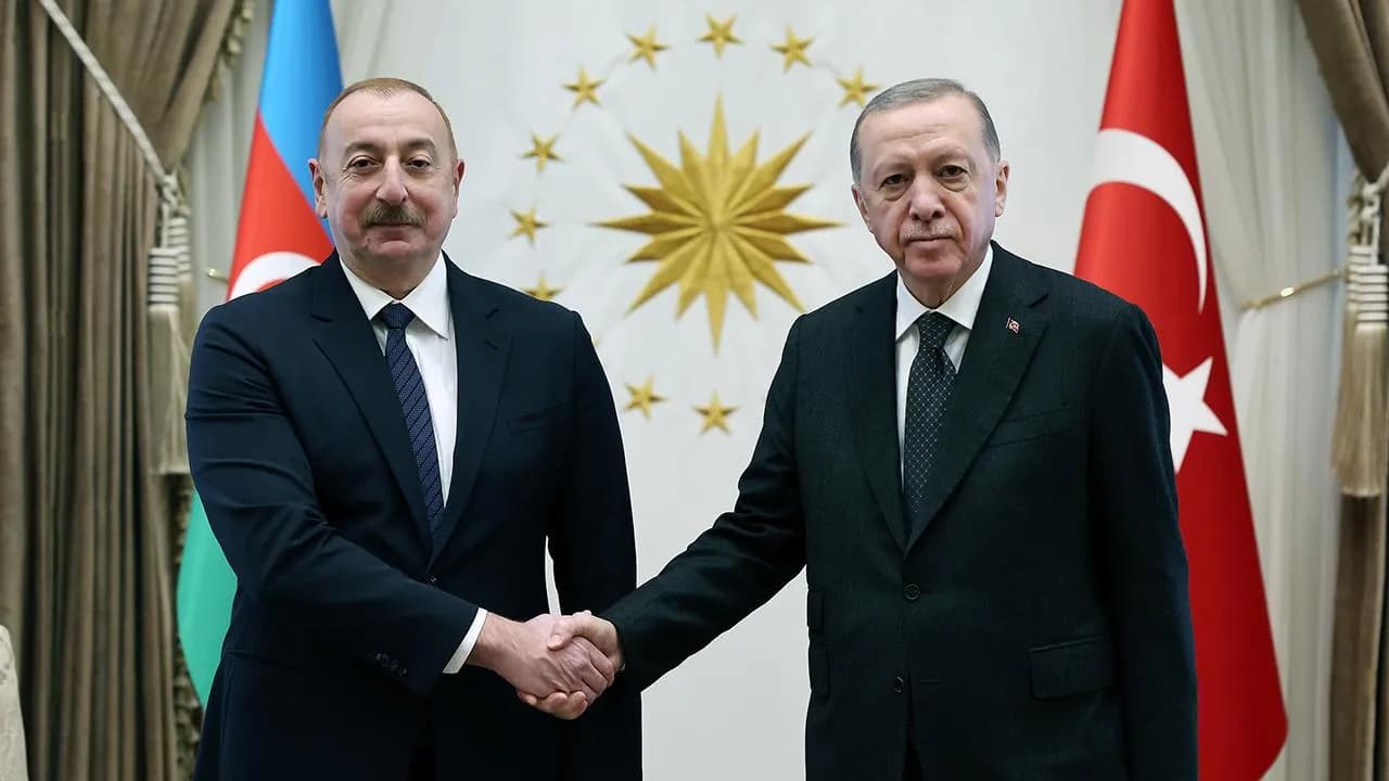 Cumhurbaşkanı Erdoğan, Aliyev ile Görüştü