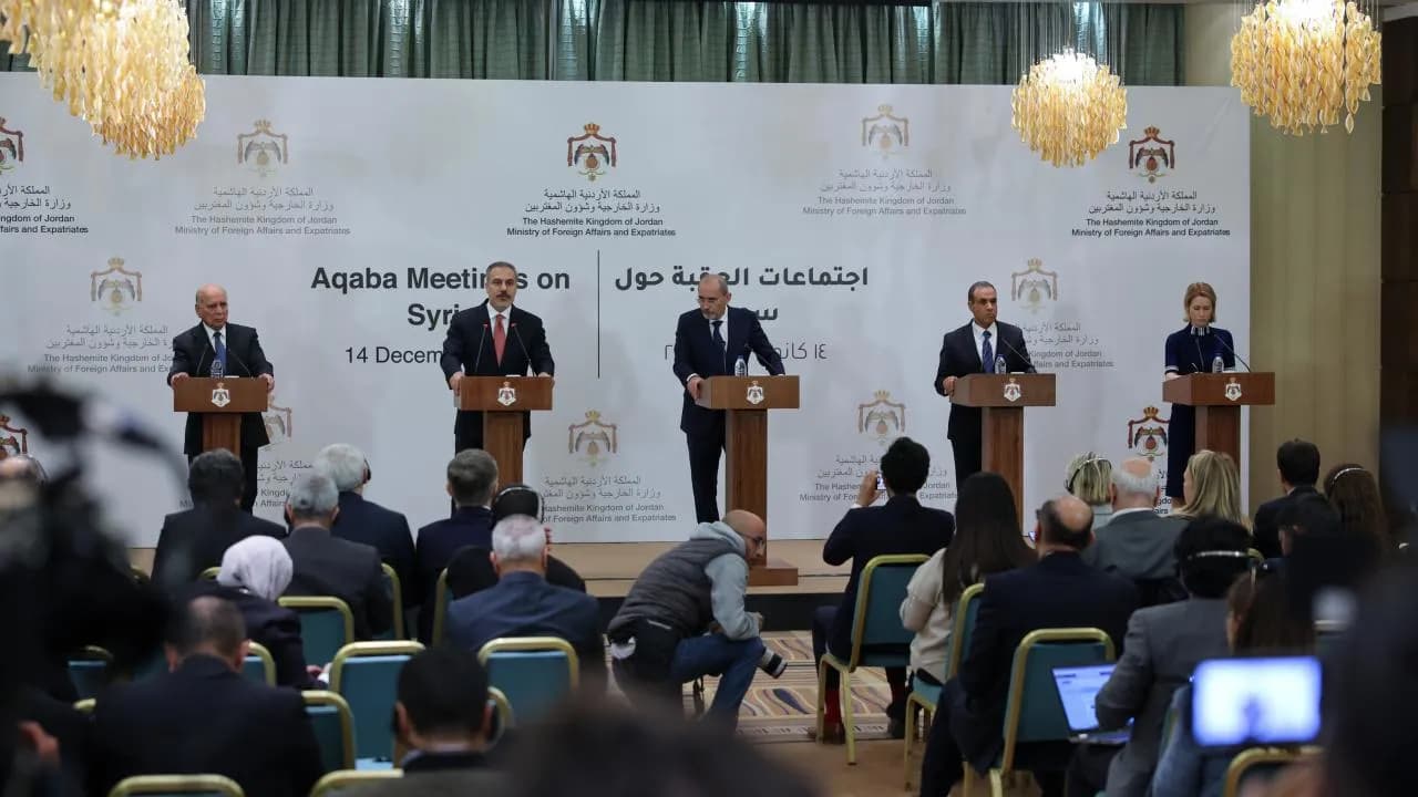 Ürdün'deki Suriye toplantısının Görüntüleri Ortaya Çıktı