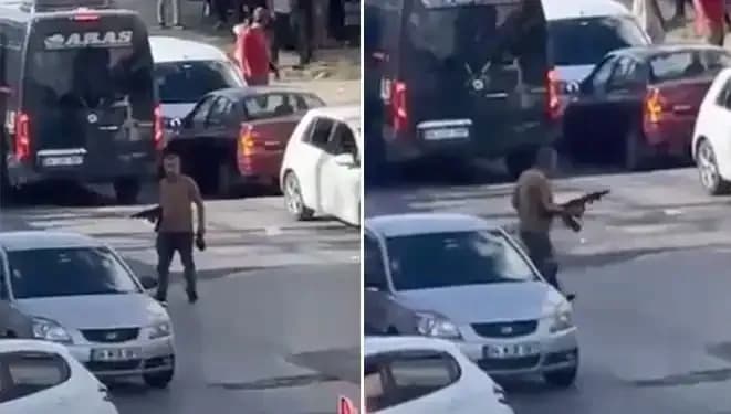 Başakşehir'de Pompalı Tüfekle Sokakları Kapatıp Korku Saçan Adam