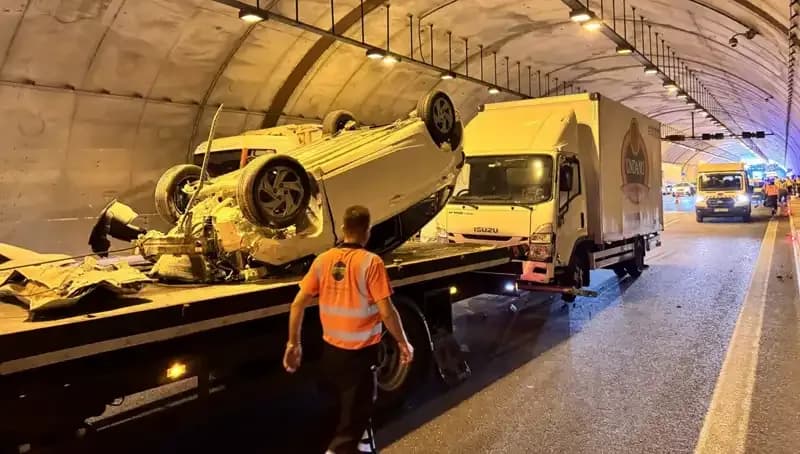 Kuzey Marmara Otoyolu'nda Dram: Otomobil ve Kamyonet Çarpıştı, Yaralılar Var!