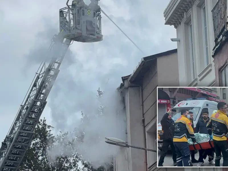 İstanbul Fatih'te Yangın: Bir Ölü, Biri Ağır 7 Yaralı