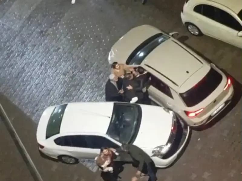 Şanlıurfa'da Kaza Sonrası Kavga Anları Kameralara Yansıdı