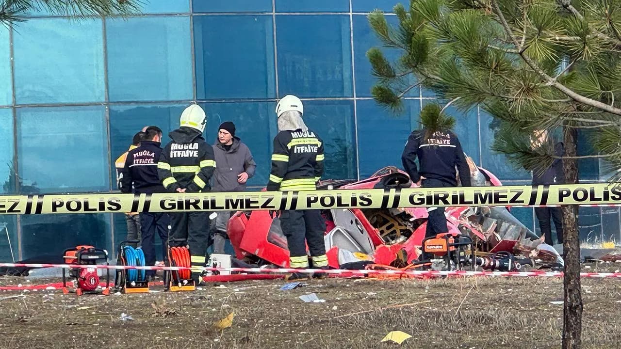 Muğla'da Ambulans Helikopter Düştü: 4 Ölü