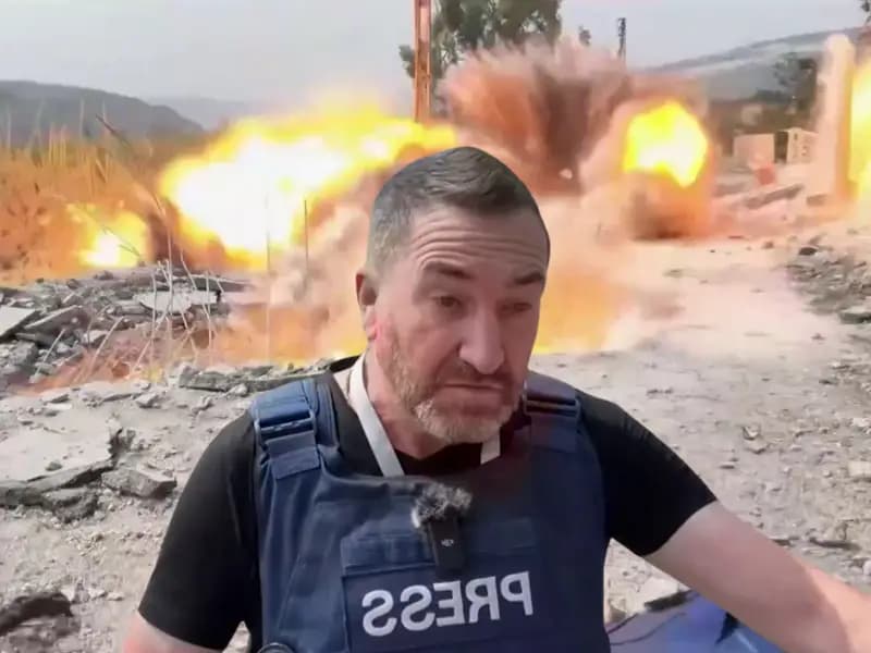 İsrail'in Lübnan Saldırıları: Muhabir Ölümden Döndü