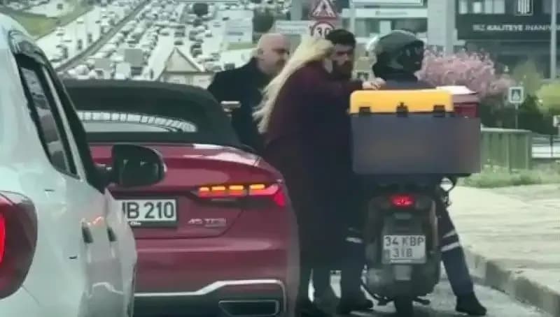 D-100'de Motokuryeye Silah Çeken Sürücü Olayı: Korku Dolu Anlar