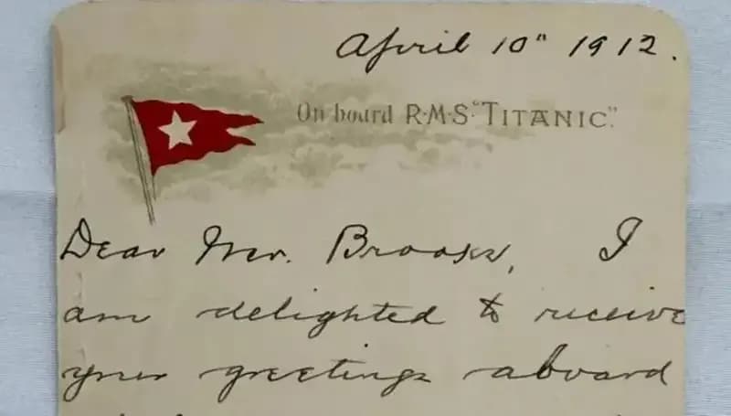 Titanik'in Efsanevi "Kehanet" Mektubu, Tarih Severler İçin Satışa Çıkıyor
