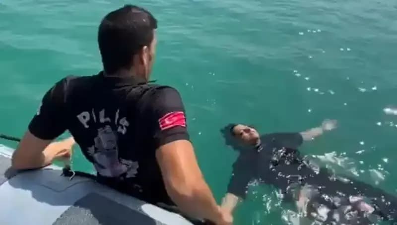 Baraj Gölünde Tehlikeli Anlar: Kadın Gemi Adamları Tarafından Kurtarıldı