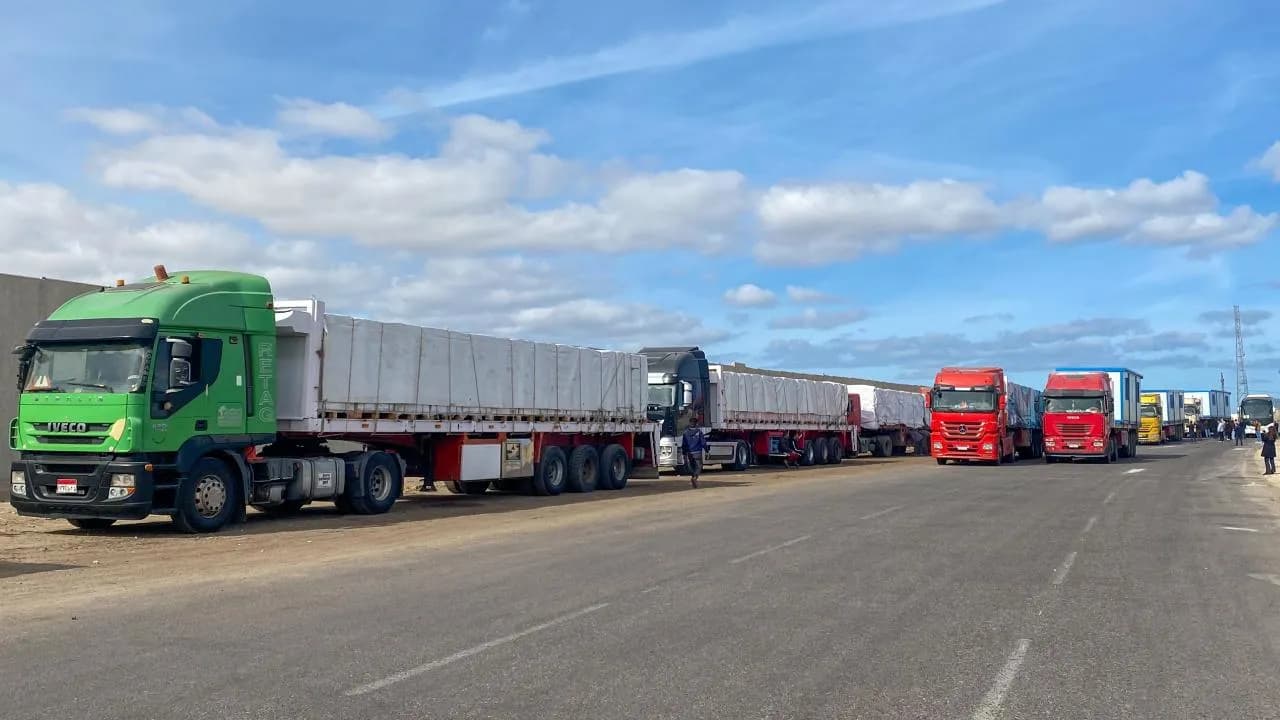 Gazze'ye Yardım Tırları Ateşkes Sonrası İçin Yola Çıktı.