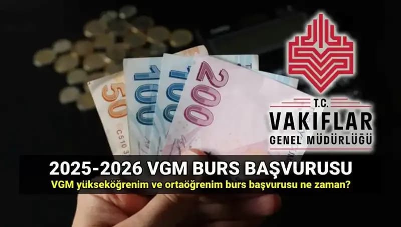 2025 VGM Burs Başvurularında Tarih ve Ücretler Neler Olacak?