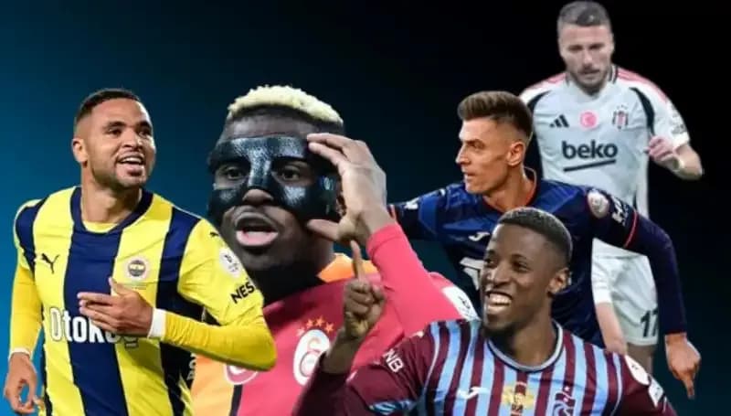 Süper Lig'de Gol Krallığı Yarışı Kızıştı: Osimhen, Banza, En-Nesyri'nin Güncel Durumu