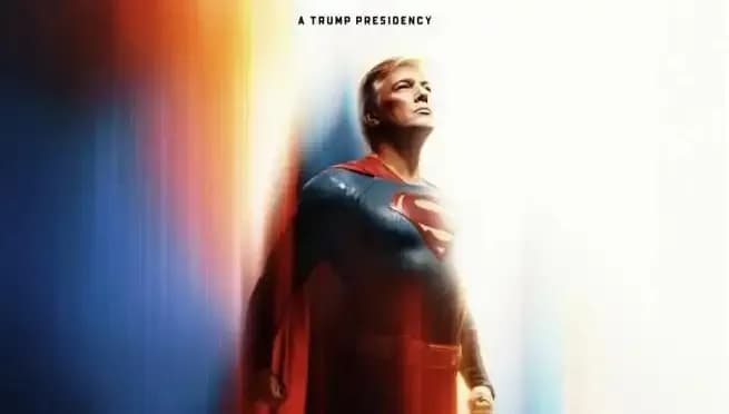 Trump, Süper Kahraman Kılığında Gelen Sürpriz Performansıyla Gündem Oldu