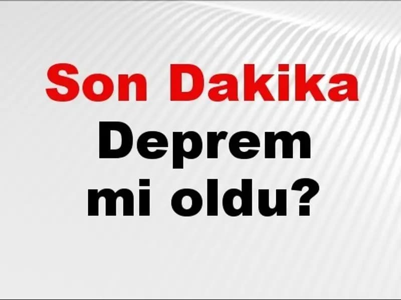 12 Mart 2026: Türkiye'de Son Dakika Deprem Bilgileri