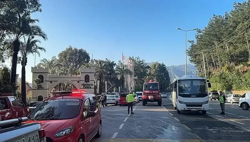 Muğla'da Beş Yıldızlı Otelde Yangın: Tatilciler Zor Anlar Yaşadı