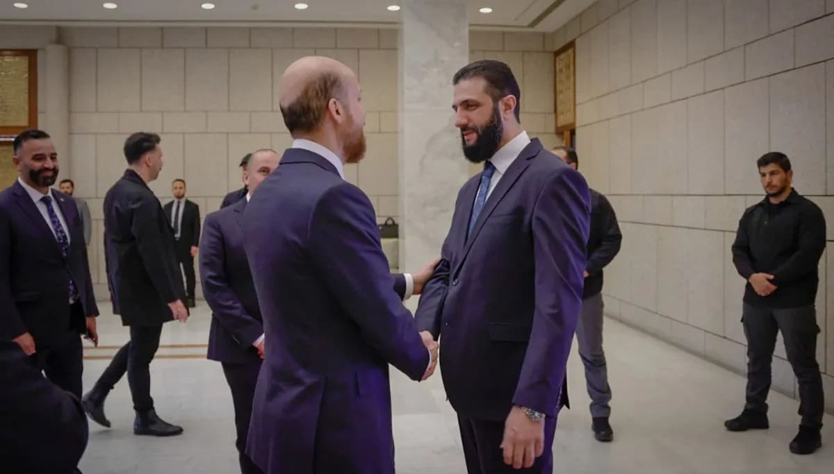 Bilal Erdoğan ve Türk Heyeti Suriye Ziyareti: Tarihi Emevi Camii Gaziantep Halılarıyla Canlandı!