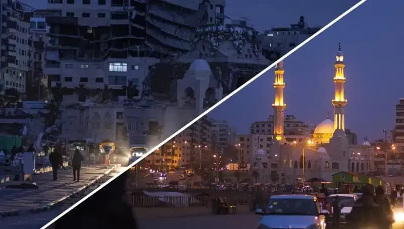 Gazze'de Yıkımın İzleri: Şehrin Öncesi ve Sonrasi Görüntülerle Gözler Önüne Serildi