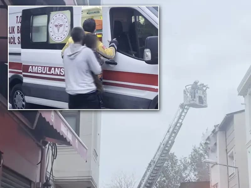 Fatih'te Yangın: İtfaiye Ekipleri İçerideki Mahsur Kişileri Kurtardı