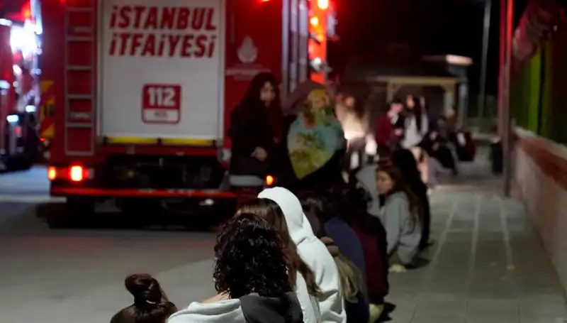 2500 Kişilik Kız Öğrenci Yurdunda Yangın: Panik ve Kurtarma Mücadelesi