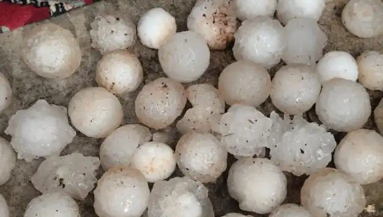 Şanlıurfa'da Kar Topu Büyüklüğünde Dolu Yağışı Şaşırttı