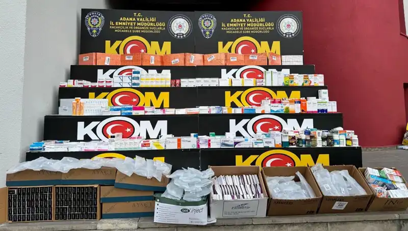 Adana'da Yasa Dışı İlaç Operasyonu: Sağlık Sektöründe Şok Etkisi Yarattı